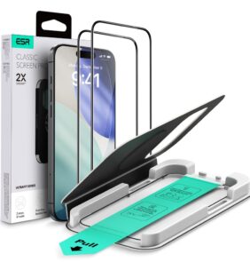 TEMPERED GLASS ESR ULTRAFIT TEMPERED GLASS 2-PACK IPHONE 17 PRO MAX BLACK