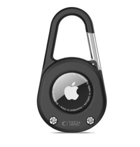 TECH-PROTECT SLIDELOCK CARABINER KEYCHAIN APPLE AIRTAG 1 / 2 BLACK