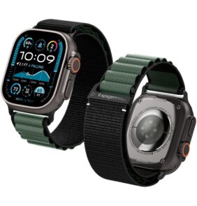 SPIGEN WBF1 BAND APPLE WATCH 8 / 9 / 10 / 11 / SE / ULTRA (44 / 45 / 46 / 49 MM) BLACK/GREEN
