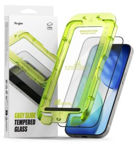 TEMPERED GLASS RINGKE EASY SLIDE 2-PACK IPHONE 17 BLACK
