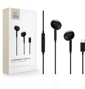 TECH-PROTECT ULTRABOOST TYPE-C EARPHONE CORE G2 BLACK