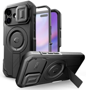 TECH-PROTECT KEVLAR MAGSAFE IPHONE 17 BLACK
