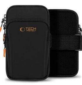 TECH-PROTECT M7 UNIVERSAL SPORT ARMBAND BLACK/ORANGE