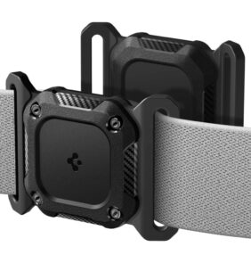 SPIGEN TOUGH ARMOR APPLE AIRTAG 1 / 2 FOR PET COLLAR BLACK