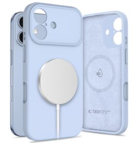 TECH-PROTECT SILICONE MAGSAFE IPHONE 17 MIST BLUE