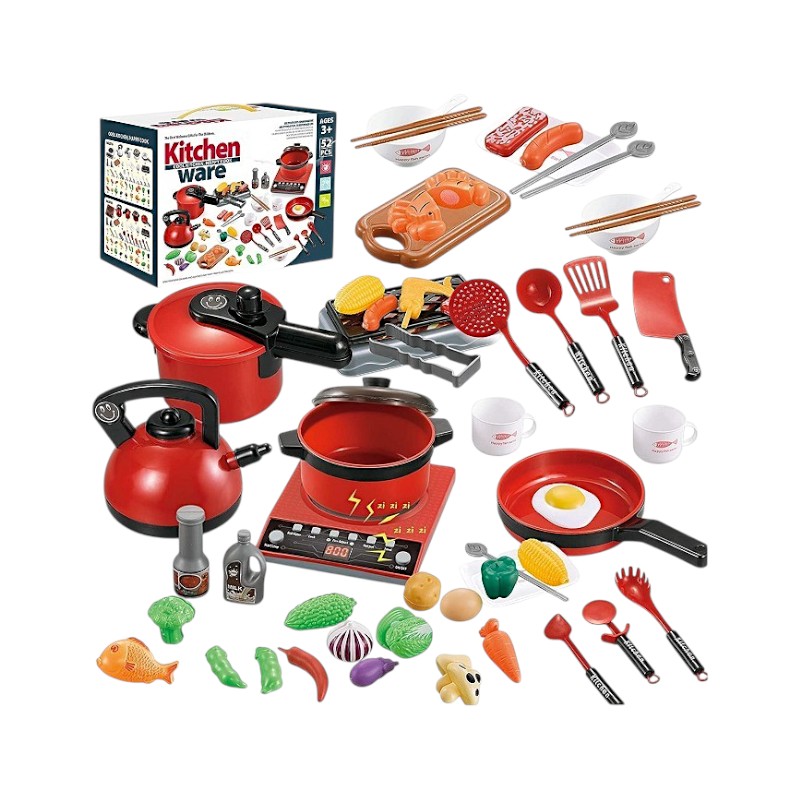 Παιδικό σετ μαγειρικής Barbeque-Grill - 69pcs - 410060 - Image 2