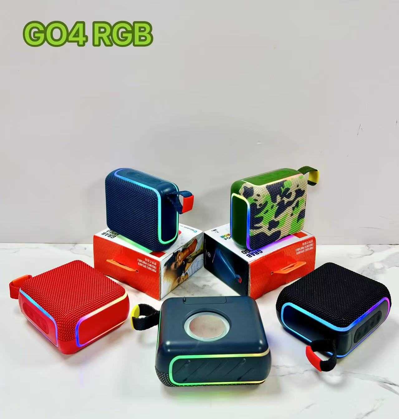 Ασύρματο ηχείο Bluetooth - G04 - LED RGB - 813645 - Black - Image 2