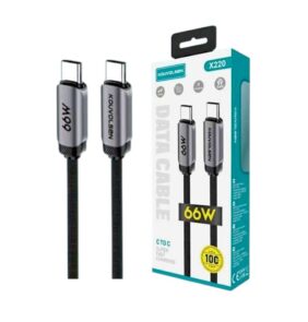 Καλώδιο φόρτισης & data - USB Type-C σε Type-C - Fast Charge - X220 - 66W - 702205