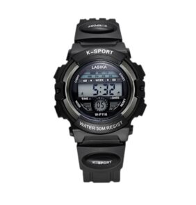 Ψηφιακό ρολόι χειρός - LS116 - Lasika - 817407 - Black/Silver