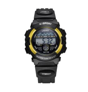 Ψηφιακό ρολόι χειρός - LS116 - Lasika - 817407 - Black/Gold