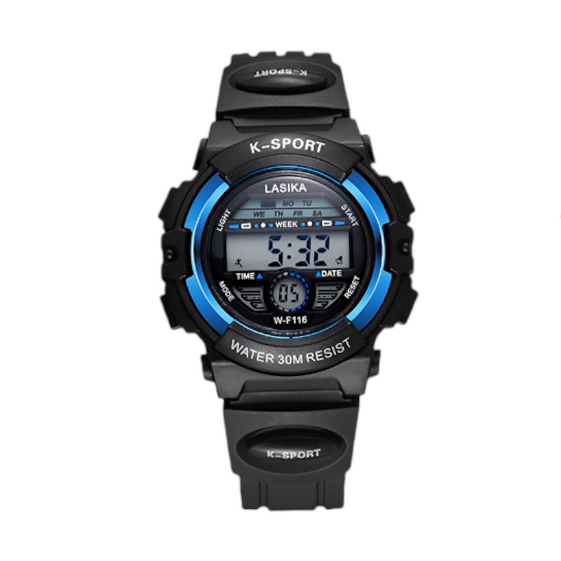 Ψηφιακό ρολόι χειρός - LS116 - Lasika - 817407 - Black/Blue