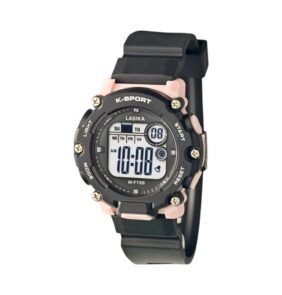Ψηφιακό ρολόι χειρός - LS156 - Lasika - 817445 - Black/Pink