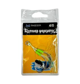 Αγκίστρι διπλό με νήμα - Assist Hooks - 1/0 - 8062 - 832442