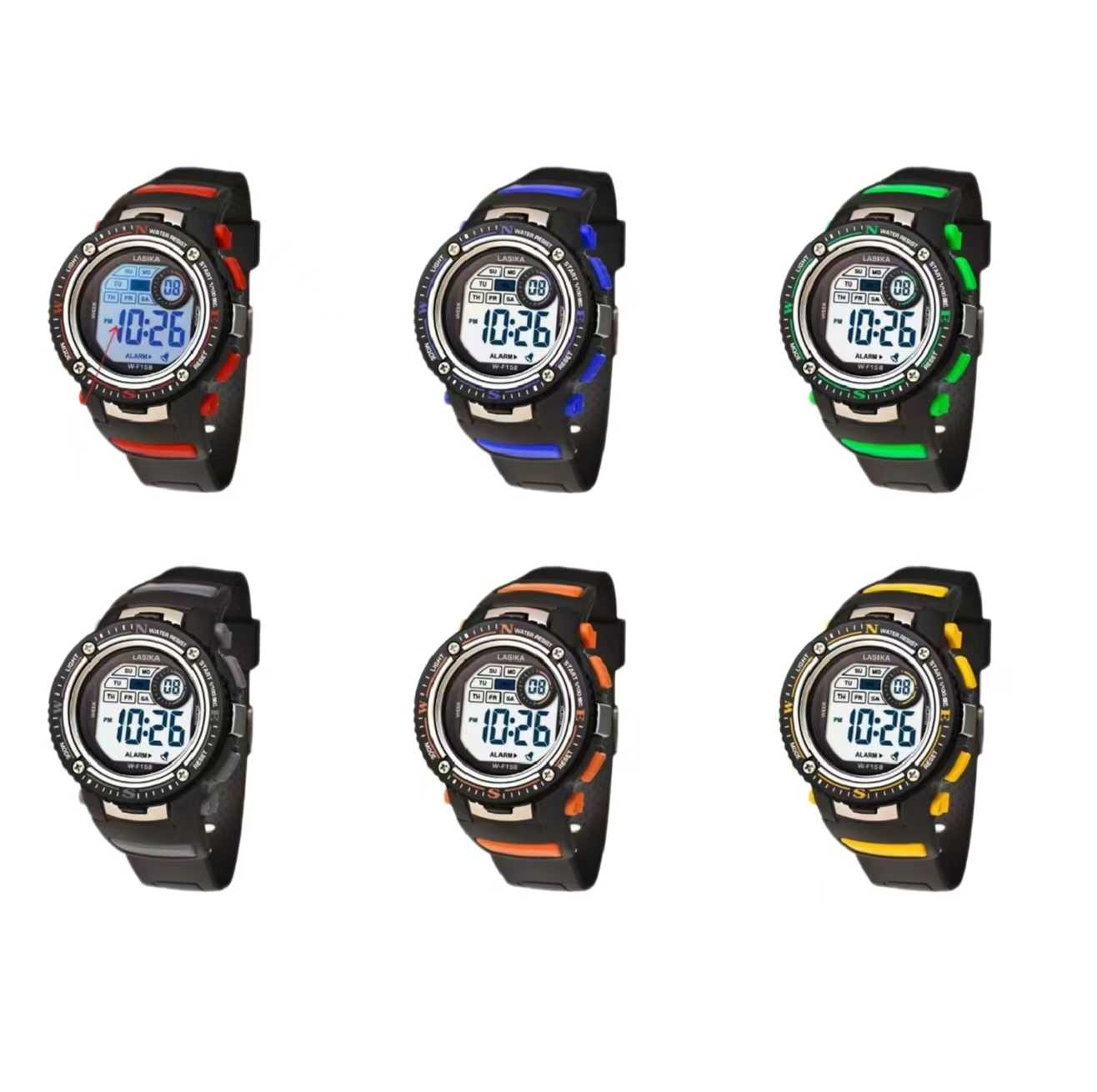 Ψηφιακό ρολόι χειρός - LS158 - Lasika - 817384 - Black/Grey - Image 2