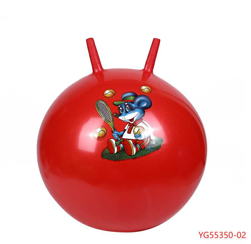 Φουσκωτή μπάλα αναπήδησης Hop-Hop - 55350-02 - 55cm - 982314 - Red - Image 2