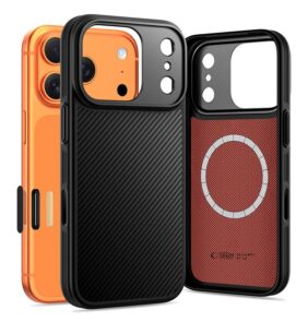 TECH-PROTECT KEVLAR ARAMID CC MAGSAFE IPHONE 17 PRO BLACK
