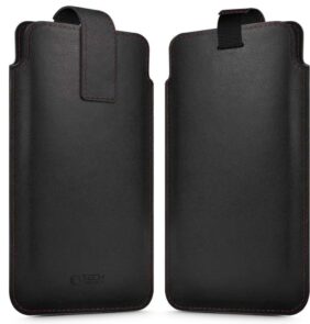 TECH-PROTECT SM65 UNIVERSAL PHONE POUCH 6.0-6.9 INCH BLACK/RED