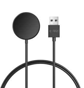 TECH-PROTECT MC03 ULTRABOOST MAGNETIC CHARGING USB CABLE 100CM SAMSUNG GALAXY WATCH BLACK