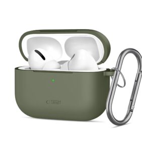 TECH-PROTECT SILICONE HOOK APPLE AIRPODS PRO 3 OLIVE GREEN