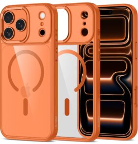 TECH-PROTECT MAGMAT MAGSAFE IPHONE 17 PRO MAX COSMIC ORANGE/CLEAR