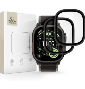 TEMPERED GLASS TECH-PROTECT GLASS RING 2-PACK APPLE WATCH ULTRA 1 / 2 / 3 (49 MM) BLACK