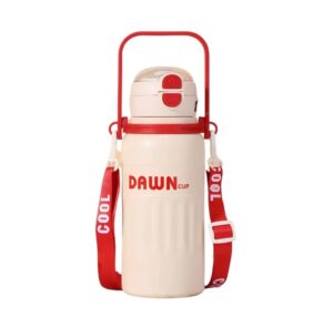 Φορητό παγούρι-θερμός - 800ml - 312581 - Red/Beige