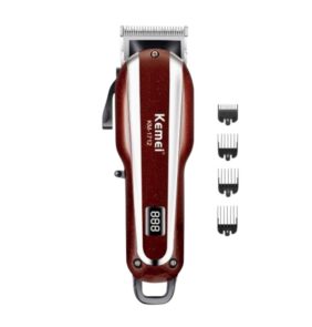 Κουρευτική μηχανή - KM-1712 - Kemei - Red