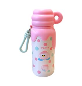 Παιδικό παγούρι-θερμός με κούπα - 420ml - 340908 - Pink