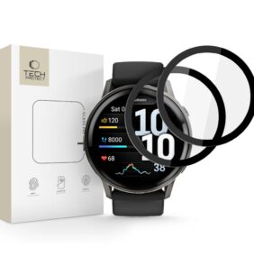 HYBRID GLASS TECH-PROTECT GLASS FLEX+ 2-PACK GARMIN VENU 4 (45 MM) BLACK