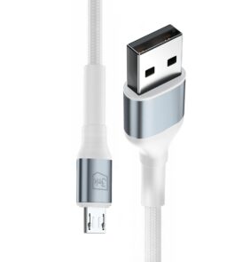Accessories - 3mk Hyper Cable N-SERIES A to Micro 1m QC 3.0 5V/2.4A 12W White