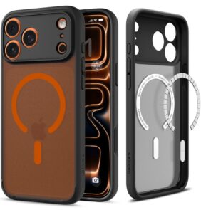 SPIGEN ULTRA HYBRID MAG MAGSAFE IPHONE 17 PRO MAX FROST BLACK/ORANGE