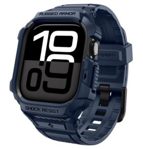 SPIGEN RUGGED ARMOR ”PRO” V2 APPLE WATCH 10 / 11 (42 MM) NAVY BLUE