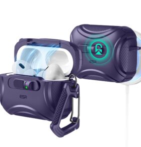 ESR CYBER FLICKLOCK HALOLOCK MAGSAFE APPLE AIRPODS PRO 3 PURPLE