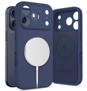 TECH-PROTECT SILICONE MAGSAFE IPHONE 17 PRO DEEP BLUE
