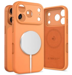 TECH-PROTECT SILICONE MAGSAFE IPHONE 17 PRO COSMIC ORANGE