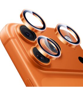 OSŁONA NA APARAT ESR ARMORITE CAMERA PROTECTOR IPHONE 14 PRO / MAX / 15 PRO / MAX / 16 PRO / MAX / 17 PRO / MAX ORANGE