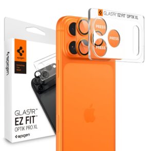 CAMERA COVER SPIGEN OPTIK PRO XL GLAS.TR ”EZ FIT” CAMERA PROTECTOR IPHONE 17 PRO ORANGE