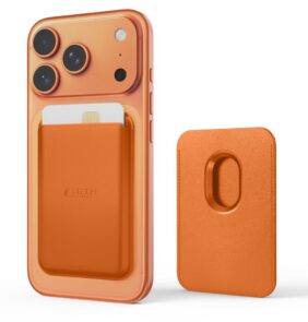 TECH-PROTECT CH01 MAGWALLET MAGSAFE UNIVERSAL MAGNETIC CARD HOLDER ORANGE