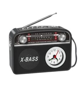 Επαναφορτιζόμενο ραδιόφωνο Retro με Bluetooth - PR-1002BT - 241434 - Black