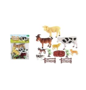 Σετ φιγούρες ζώων φάρμας - 12pcs - 124-32E - 917523