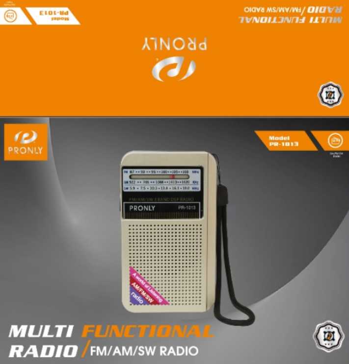 Επαναφορτιζόμενο ραδιόφωνο mini - PR-1013 - 010139 - Black - Image 2