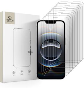 TEMPERED GLASS TECH-PROTECT BUNDLE 10-PACK IPHONE 13 / 13 PRO / 14 / 16E / 17E CLEAR