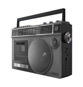 Φορητό ραδιόφωνο & κασετόφωνο με Bluetooth - GLB910 - 718211 - Brown