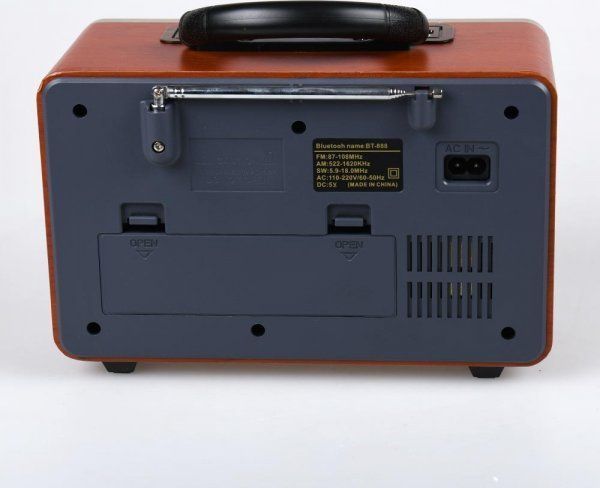 Φορητό ραδιόφωνο Retro - M-113-BT - 861138 - Gold - Image 2