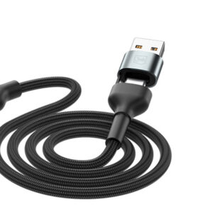 Accessories - 3mk Hyper Cable N-SERIES 6 in 1 C/A to C/Lightning/Micro 1.2m QC 3.0 9V/2A 18W Black