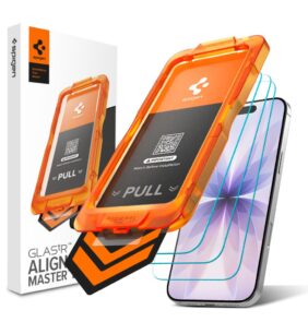 TEMPERED GLASS SPIGEN ALM GLAS.TR SLIM 3-PACK IPHONE 17 CLEAR