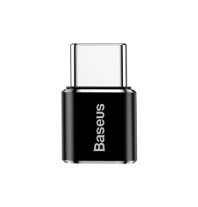 Baseus Μετατροπέας MicroUSB σε USB-C (Μαύρο)