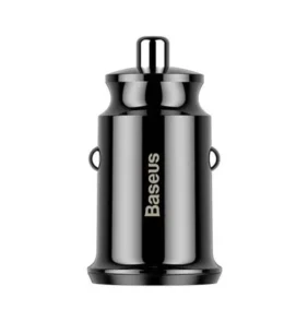 Baseus Φορτιστής Αυτοκινήτου Grain 2xUSB 5V 3.1A (Μαύρο)