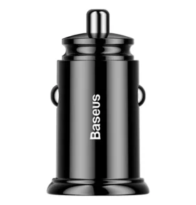 Baseus Φορτιστής Αυτοκινήτου Circular  2xUSB QC3.0 5A 30W (Μαύρο)