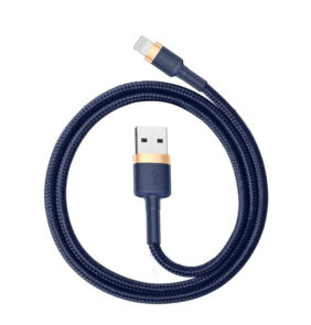 Baseus Καλώδιο Lightning Cafule 1.5A 2m (Σκούρο Μπλε/Χρυσό)
